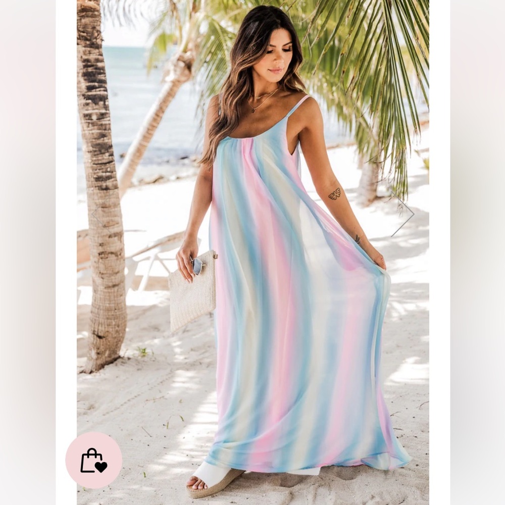 Multicolored maxi dress